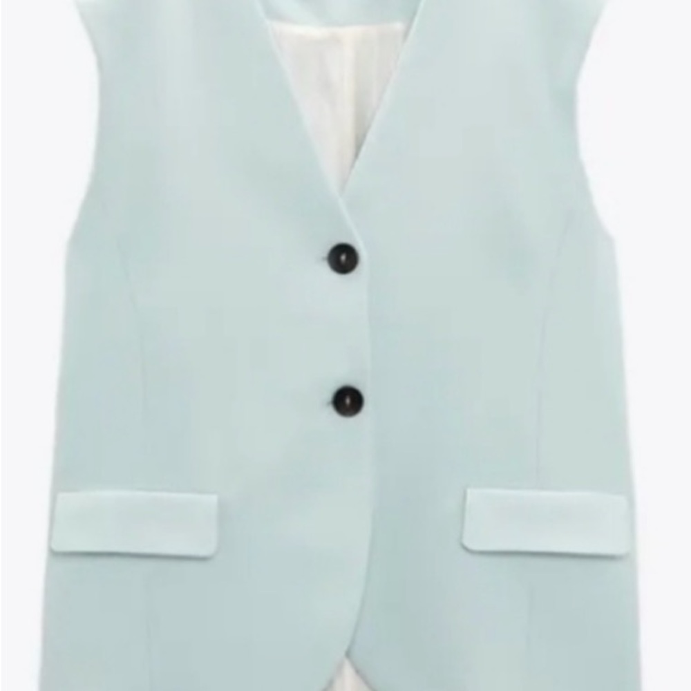 Zara long vest